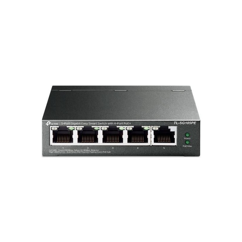 TP-Link TL-SG105PE switch di rete Gestito L2 Gigabit Ethernet [10/100