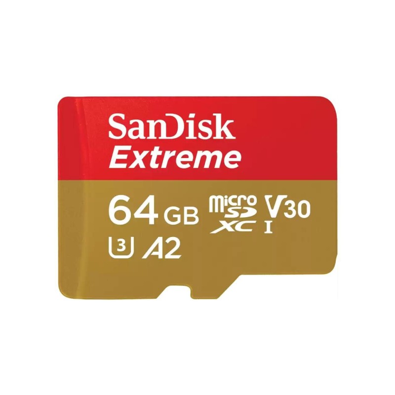 SanDisk Extreme MicroSD 64GB V30 A2