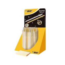 Bic Crystal Line Celebration Espositore da 40 penne a sfera con corpo