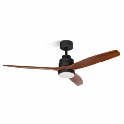 UFESA NEPAL VENTILATORE DA SOFFITTO NERO/ROVERE 132CM LED