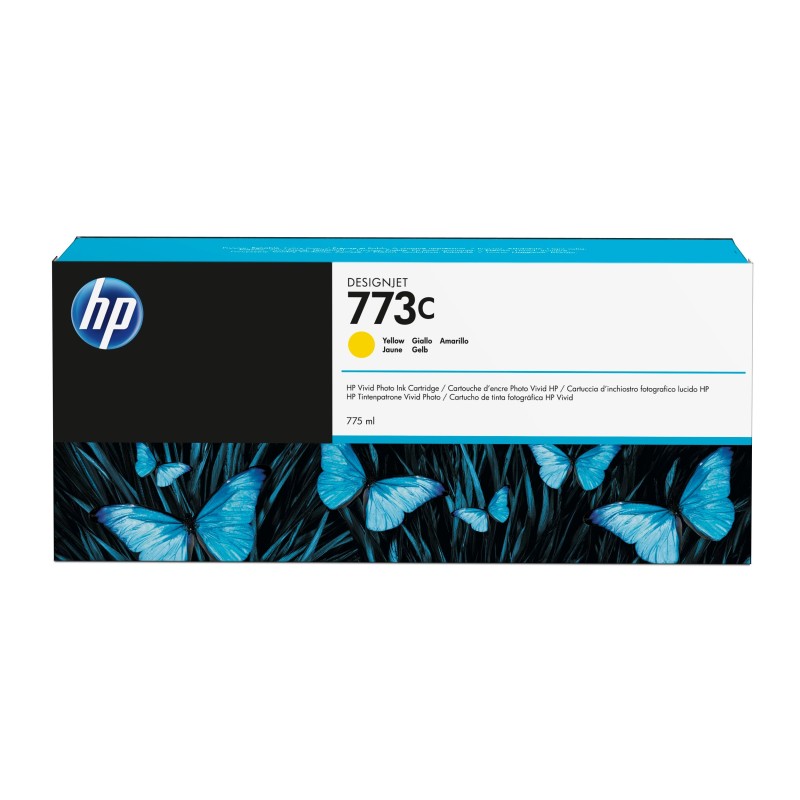 HP 773C 775-ML YELLOW INK CARTRIDGE