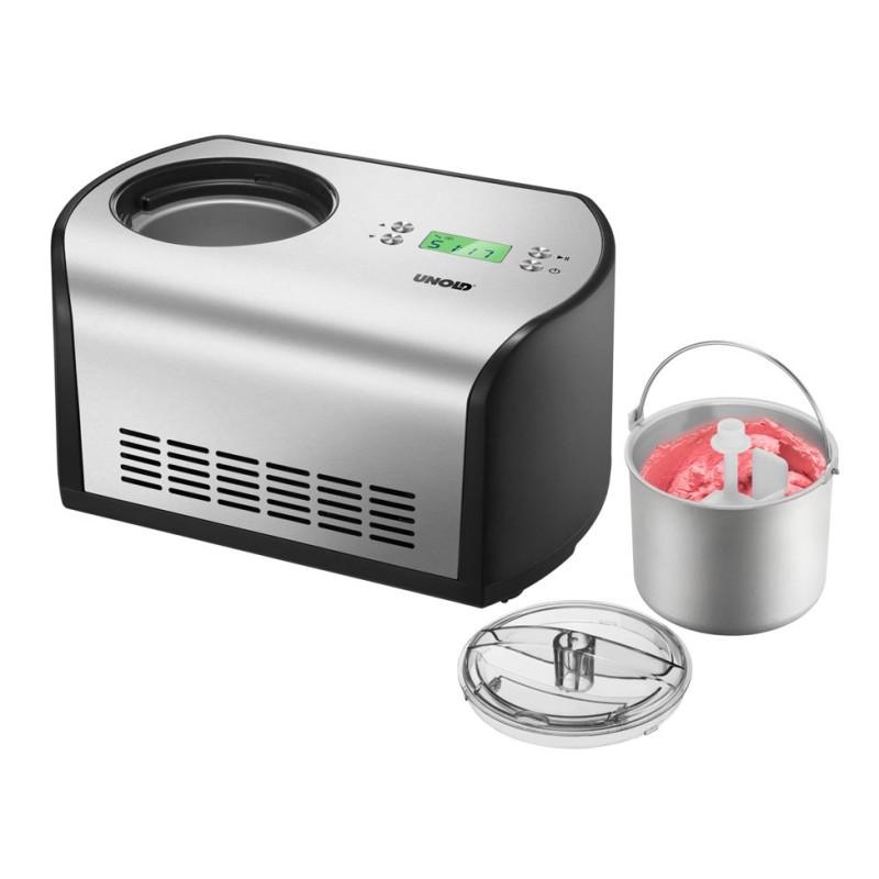 UNOLD Eismaschine One, mit Kompressor, 1,2 Liter Eiscreme