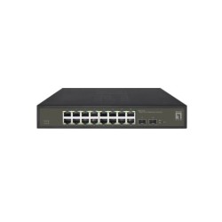 LevelOne Switch 16x GE GES-2118 2xGSFP 19