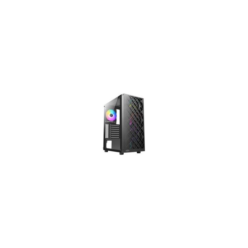 Azza Spectra Black ATX Gaming Tower, RGB Beleuchtung, Glasfenster