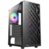 Azza Spectra Black ATX Gaming Tower, RGB Beleuchtung, Glasfenster