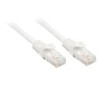 Lindy Rj45/Rj45 Cat6 1m cavo di rete Bianco U/UTP (UTP)