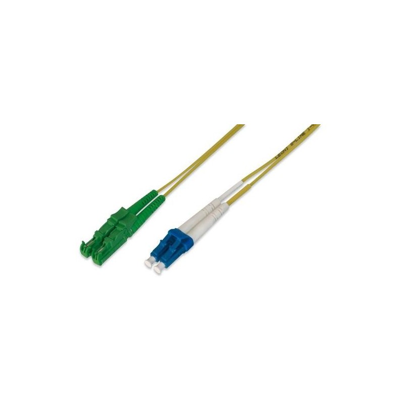 Cavo patch in fibra ottica. E2000 (APC) a LC (PC) Sing