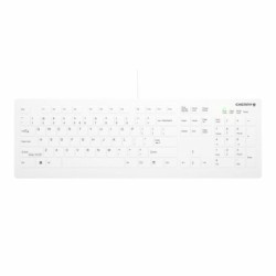 CHERRY AK-C8112 tastiera USB QWERTY Inglese Bianco