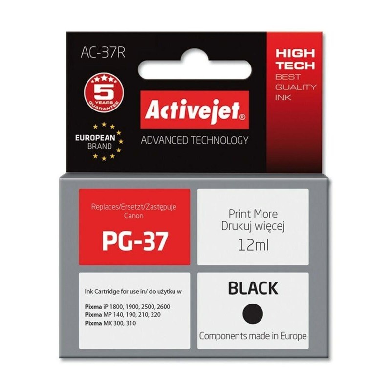 Cartuccia d&#039;inchiostro compatibile Activejet AC-37R Nero