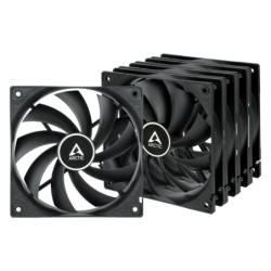 ARCTIC F12 Case per computer Ventilatore 12 cm Nero 5 pz