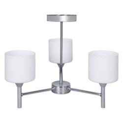 Lampadario Activejet AJE-MIRA 3P Bianco Argentato Metallo 40 W