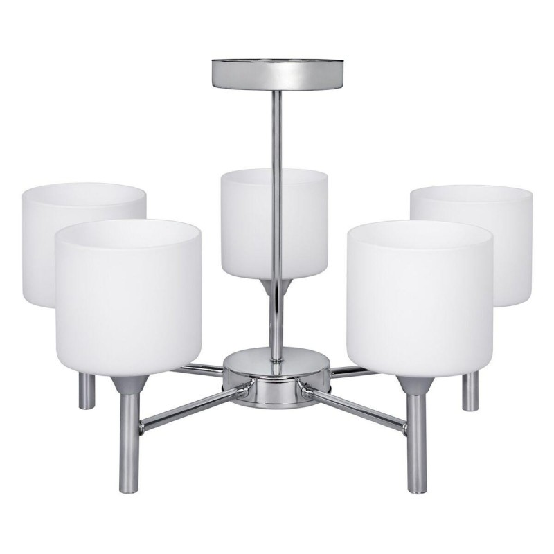 Lampadario Activejet AJE-MIRA 5P Bianco Argentato Metallo 40 W 47,5 x