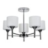 Lampadario Activejet AJE-MIRA 5P Bianco Argentato Metallo 40 W 47,5 x