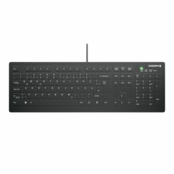 CHERRY AK-C8112 tastiera USB QWERTZ Tedesco Nero