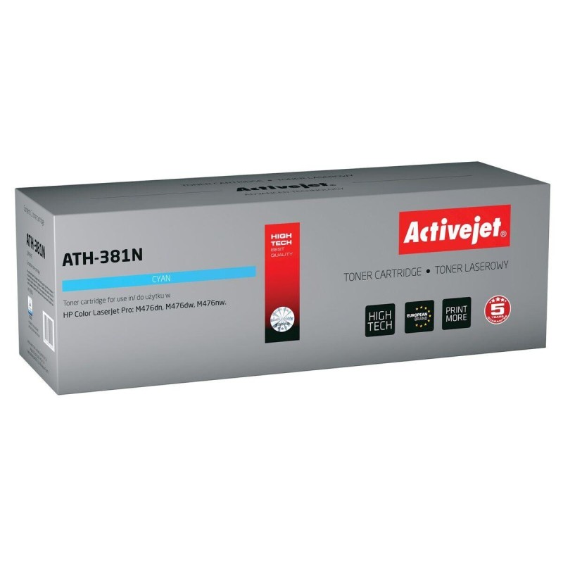 Toner Activejet ATH-381N Ciano