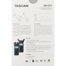 Registratore Tascam DR-07X Azzurro Nero