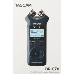 Registratore Tascam DR-07X Azzurro Nero