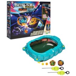 Set di stadio e trottola da battaglia Beyblade Burst - Quad Strike