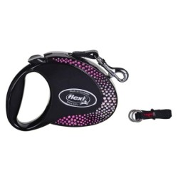 Guinzaglio per Cani Flexi FL-3656 5 m Nero