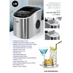 Macchina per il Ghiaccio Lin ICE PRO-S12 Argentato 112 W 2,2 L