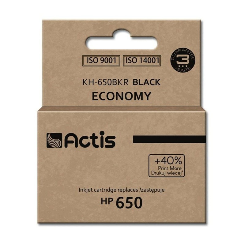 Cartuccia ad Inchiostro Originale Actis KH-650BKR Nero