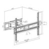 Supporto da Parete MacLean MC-710N 37&quot; 80&quot;