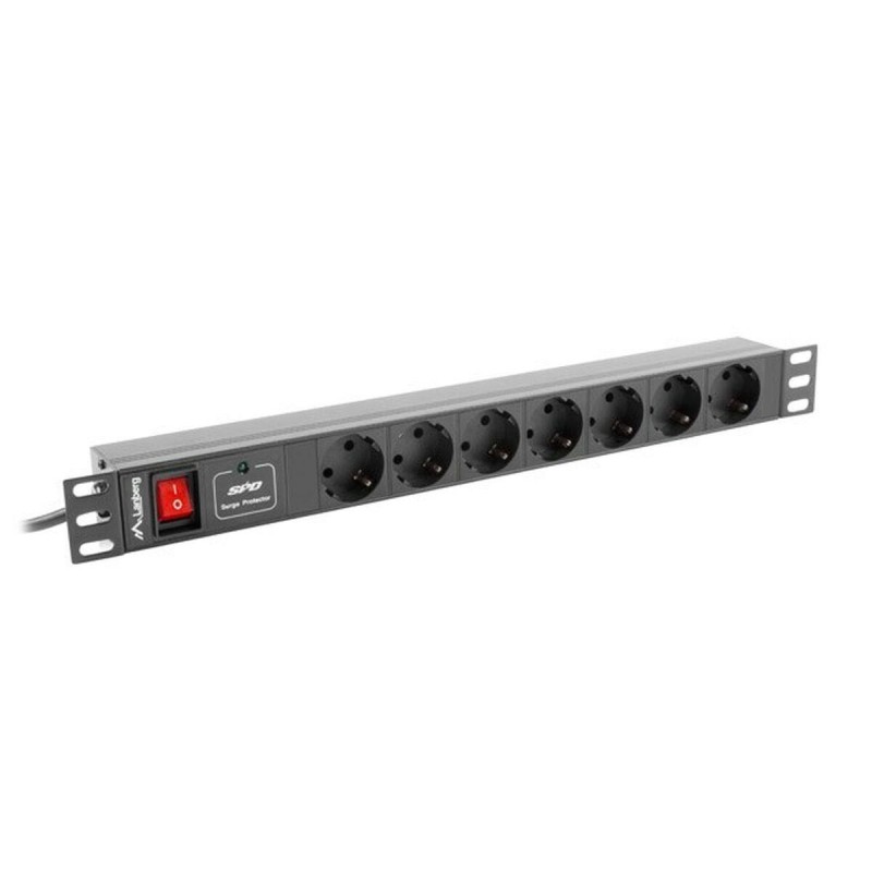 Ciabatta Multipresa Lanberg PDU-07F-0200-IEC-BK (2 m)