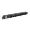 Multipresa 19&quot; 8 Tomas Schuko con On/Off Switch Lanberg PDU-08E-0200-