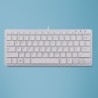 R-Go Tools Compact R-Go Tastiera Compatta, QWERTY (US), bianco, cabla