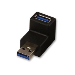 Lindy 71261 adattatore per inversione del genere dei cavi USB 3.0 Nero