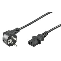 Microconnect PE0104100 cavo di alimentazione Nero 10 m Accoppiatore C