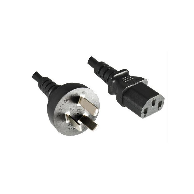 Microconnect PE150418 cavo di alimentazione Nero 1,8 m Spina di alime