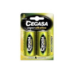 Cegasa Super Alcaline LR20 Blister 2 Unit&Atilde;&nbsp; - Alta Tecnologia - Aff