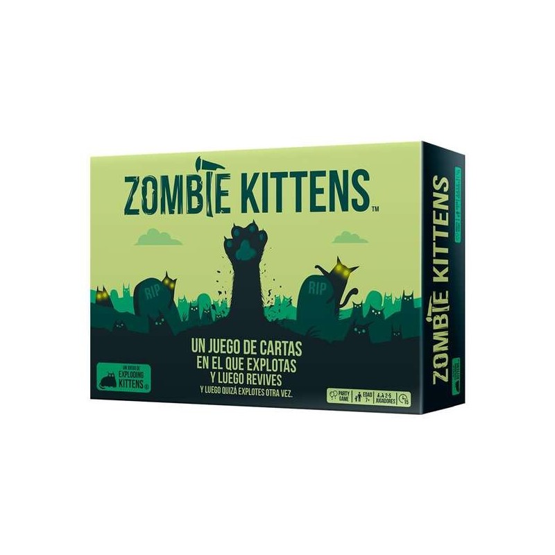 Gioco di carte Zombie Kittens - Tema Animali/Zombie/Umorismo - Da 2 a