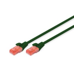 Cavo patch digitale RJ-45 (M) a RJ-45 (M) 1M CCA U/UTP Cat 6 Gr&Atilde;&frac14;n 