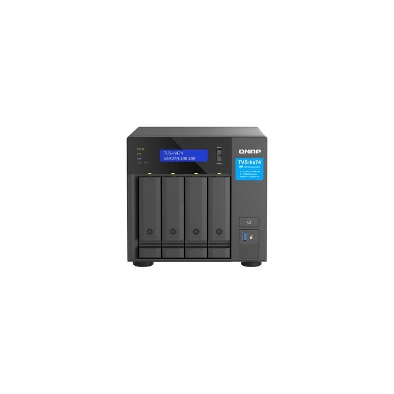 QNAP TVS-H474 NAS Tower Collegamento ethernet LAN Nero G7400