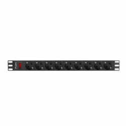 Multipresa 9 Prese con Interruttore Lanberg PDU-09F-0300-BK 4000 W 22