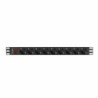 Multipresa 9 Prese con Interruttore Lanberg PDU-09F-0300-BK 4000 W 22