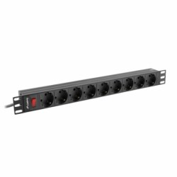 Multipresa 9 Prese con Interruttore Lanberg PDU-09F-0300-BK 4000 W 22