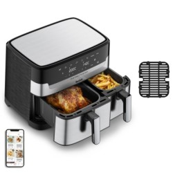 Tefal Dual Easy Fry &amp; Grill EY905D Doppia 8,3 L Indipendente 2700 W F