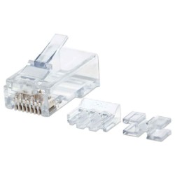 Intellinet 790550 cavo di collegamento RJ45 Trasparente