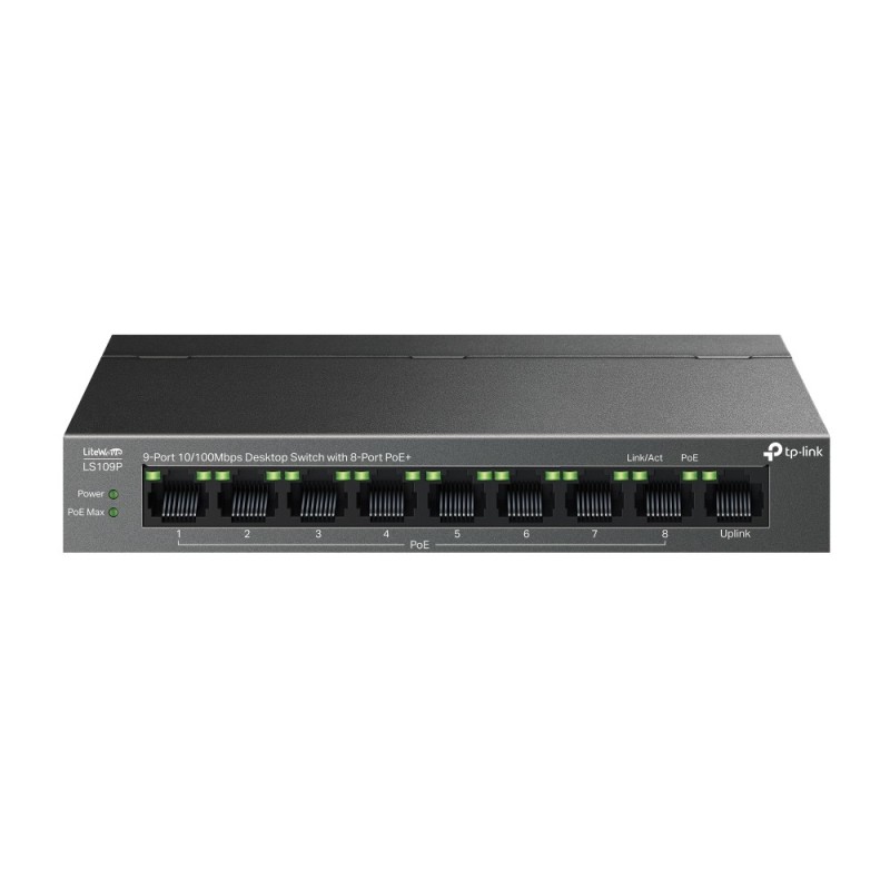 TP-Link LiteWave LS109P switch di rete Non gestito Fast Ethernet (10/