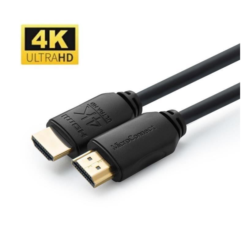 Cavo HDMI 2.0 4K60Hz- Maschio/Maschio 10 Mt - Nero