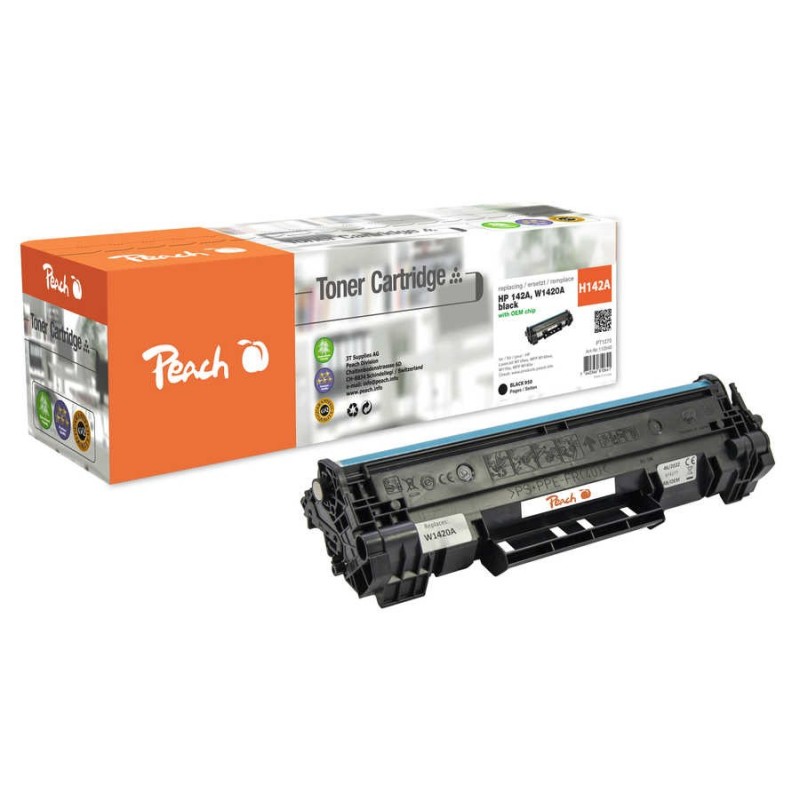 Peach 112540 cartuccia toner 1 pz Compatibile Nero