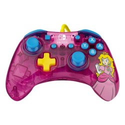 PDP Rock Candy: Bubblegum Peach Rosa, Translucent USB Gamepad Analogi