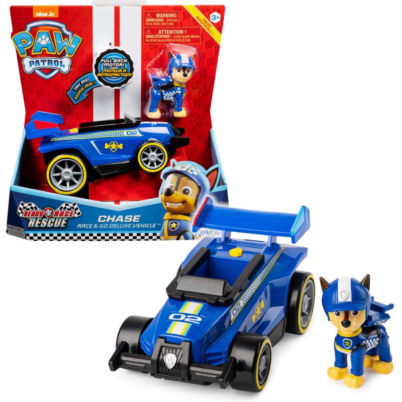 PAW Patrol Veicoli Ready Race Rescue, Veicolo Di Chase con Suoni da G