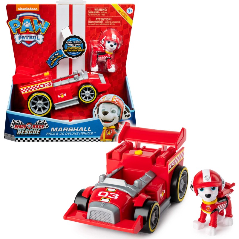 PAW Patrol Veicoli Ready Race Rescue, Veicolo di MARSHALL con suoni d