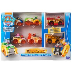 PAW Patrol , confezione regalo True Metal Spark con 6 veicoli die-cas