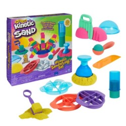 Kinetic Sand Set Ultimate Sandisfying, 907 g di sabbia da gioco rosa,