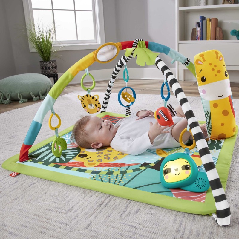 Fisher-Price HJW08 palestra per bambino e tappeto di gioco Multicolor